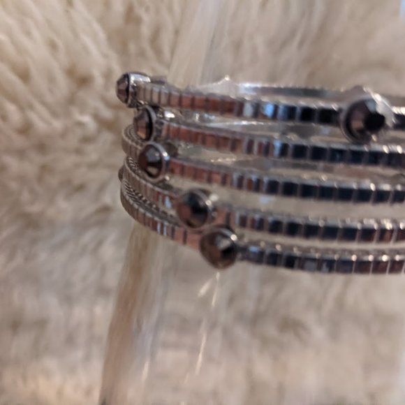 Bracelet  5 in 1 with studded beads - Picture 2 of 4